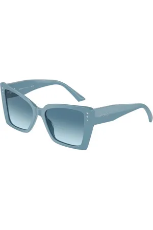 Jimmy Choo Tilbehør, unisex, Blå, 54 MM, Gradient Solbriller