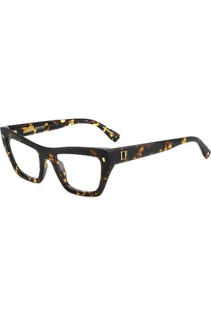 Dsquared2 Tilbehør, Dame, Brun, 52 MM, Uld, Stilfulde Briller i Brun