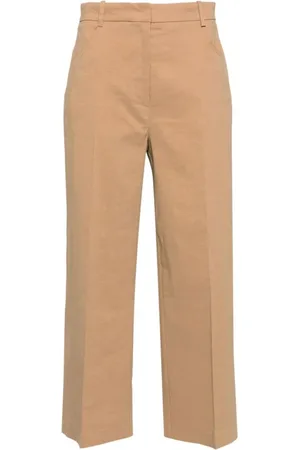 Pinko Bukser, Dame, Brun, L, Protesilao Cropped Bukser