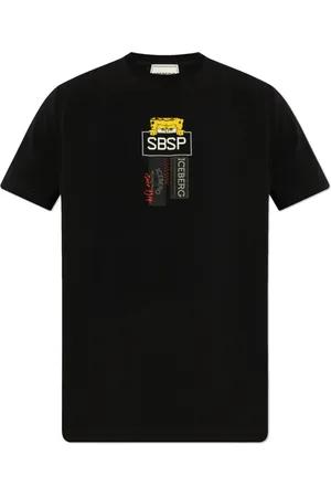 Iceberg Top, Herre, Sort, XL, Bomuld, T-shirt med print