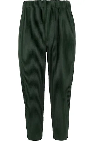 Issey Miyake Bukser, Herre, Grøn, S, Polyester, MC August Bukser