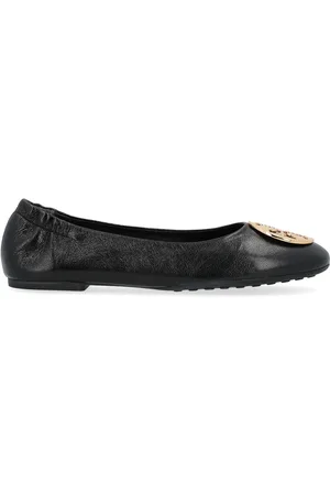 Tory Burch Sko, Dame, Sort, 37 EU, Læder, Claire læderballerinaer