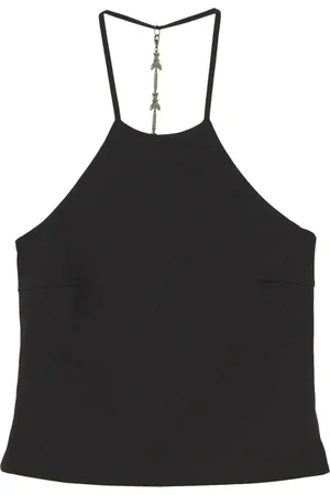 Patrizia Pepe Top, Dame, Sort, S, Jersey Ærmeløs Top