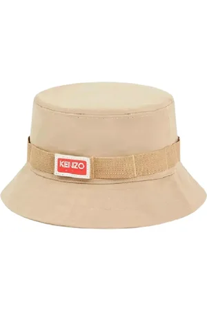 Kenzo Tilbehør, unisex, , S, Uld, Bucket Hat med Logo