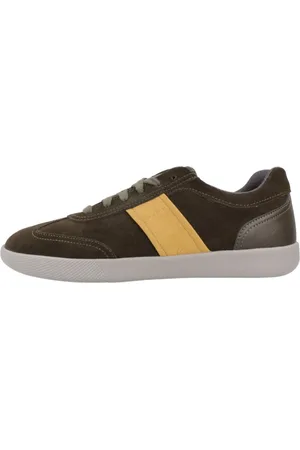 Geox Sko, Herre, Grøn, 41 EU, Moderne Sneakers til Bylivet