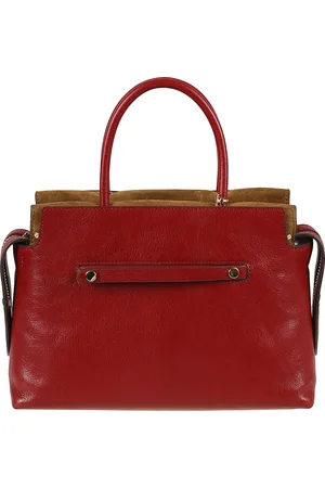 Tory Burch Taske, Dame, Rød, ONE SIZE, Læder, Mercer Tekstureret Satchel
