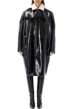 Serafini Frakke, Dame, Sort, M, Uld, Sort Frakke med Coating