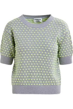 Essentiel Antwerp Strik, Dame, Grå, S, Uld, Strik Top Hopes
