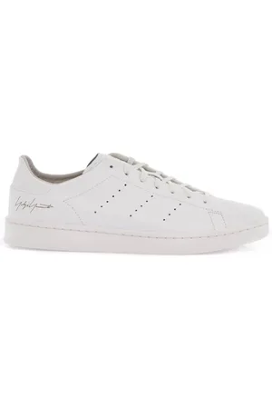 Y-3 Sko, Herre, Hvid, 41 EU, Læder, Hvide Læder Sneakers