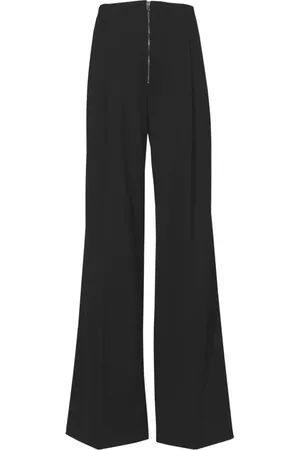 Proenza Schouler Bukser, Dame, Sort, XS, Uld, Wide-Leg Bukser