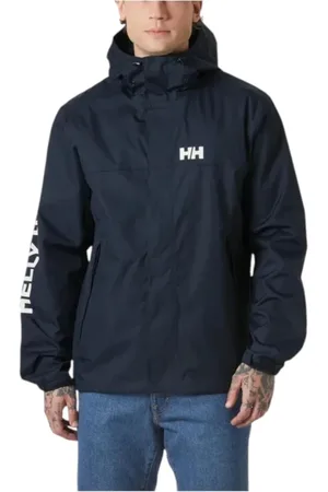 Helly Hansen Jakke, Herre, Blå, XL, Uld, Blå Vandtæt Jakke med Helly Tech® Protection