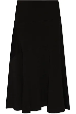 Jil Sander Nederdel, Dame, Sort, M, Nederdel med syninger