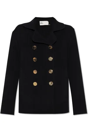 Tory Burch Frakke, Dame, Sort, S, Uld, Short Coat