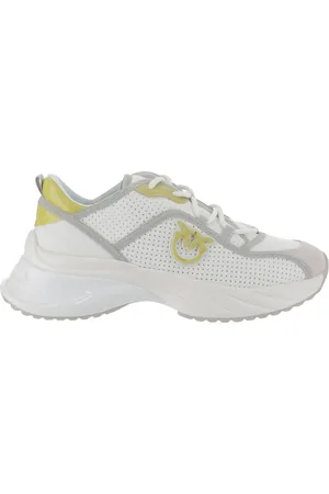Pinko Sko, Dame, Hvid, 37 EU, Læder, Love Birds Sneakers