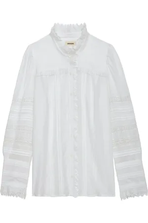 Zadig & Voltaire Bluser & Skjorter, Dame, Hvid, S, Bomuld, Trevy Tomboy Skjorte