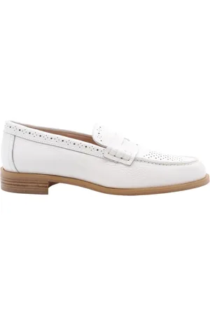 Pertini Sko, Dame, Hvid, 37 EU, Læder, Rutten Loafers