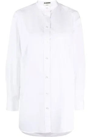 Jil Sander Skjorte, Dame, Hvid, S, Bomuld, Formal Skjorte