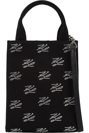 Karl Lagerfeld Taske, Dame, Sort, ONE SIZE, Uld, K/Autograph Square Small Tote