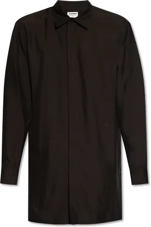 Jil Sander Skjorte, Herre, Sort, L, Tuesday PM Relaxed-Fitting Skjorte