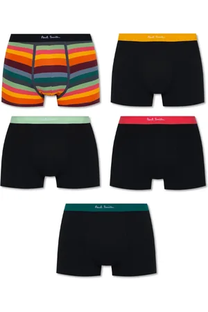 Paul Smith Undertøj, Herre, Sort, L, Bomuld, Branded Boxers 5-pak