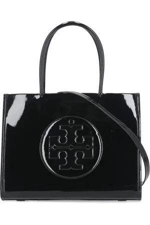 Tory Burch Taske, Dame, Sort, ONE SIZE, Uld, Ella Bio Patent Small Shopping Bag
