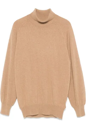 Khaite Strik, Dame, Brun, XS, Cashmere, Percy Cashmere Sweater