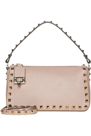 VALENTINO GARAVANI Taske, Dame, Brun, ONE SIZE, Uld, Rockstud Small Håndtaske