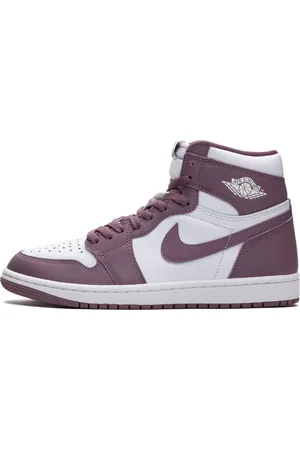 Jordan Sko, Herre, Lilla, 44 1/2 EU, Uld, High OG Mauve Sneakers