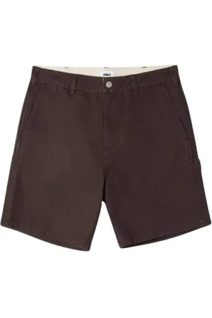 Obey Shorts, Herre, Brun, W31, Tømrer Shorts i Brun