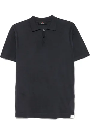 Peuterey Top, Herre, Blå, S, Bomuld, Oxford Kortærmet T-shirt
