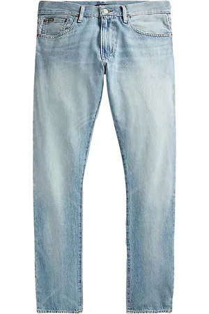 Ralph Lauren Jeans, Herre, Blå, W38 L34, Uld, Stilfulde denim jeans