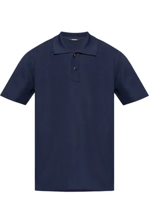 Jacquemus Top, Herre, Blå, L, Uld, Polo Shirt