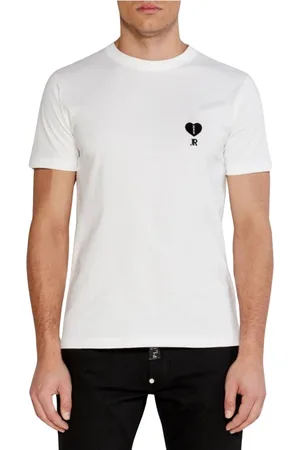 John Richmond Top, Herre, Hvid, M, Bomuld, Kodaki T-Shirt