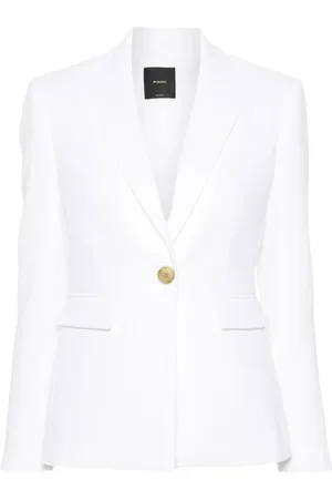 Pinko Jakke, Dame, Hvid, M, Uld, Humahuaca Blazer