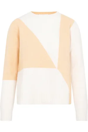 Jil Sander Strik, Dame, Flerfarvet, M, Uld, Uld Sweater