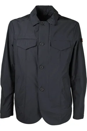 Peuterey Jakke, Herre, Blå, 2XL, Bomuld, Let Jakke