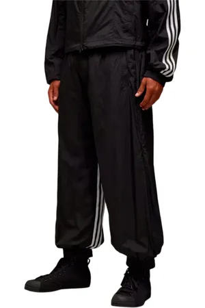 Y-3 Bukser, Herre, Sort, S, Nylon, 3-Stripes Nylon Shell Bukser