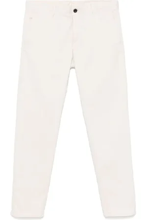 Incotex Bukser, Herre, Hvid, W31, Bomuld, Slim Fit Chino Bukser