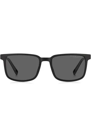 Tommy Hilfiger Tilbehør, Herre, Sort, 55 MM, Uld, Solbriller