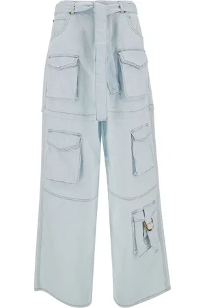 Pinko Jeans, Dame, Blå, W26, Bomuld, Multi Pocket Bukser