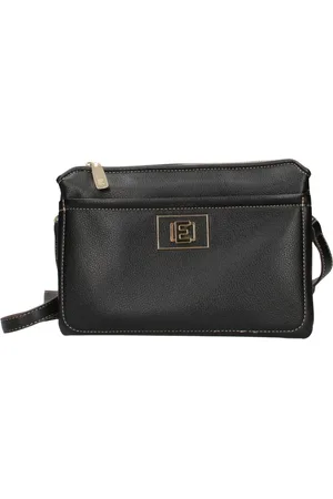 ERMANNO SCERVINO Taske, Dame, Sort, ONE SIZE, Uld, Sort skuldertaske med flere rum