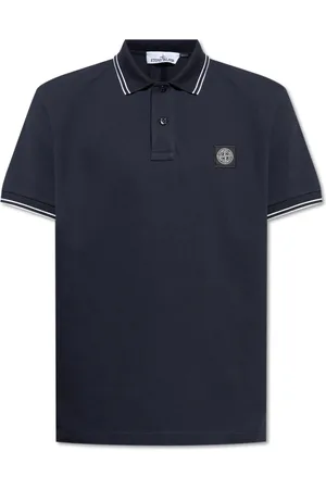 Stone Island Top, Herre, Blå, M, Bomuld, Cotton Polo