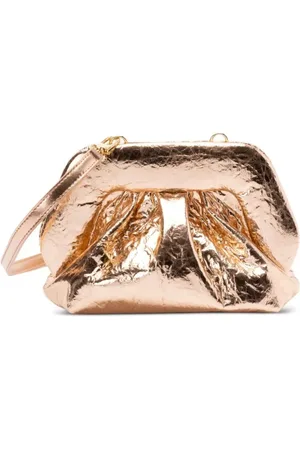 THEMOIRÈ Taske, Dame, Lyserød, ONE SIZE, Uld, Ananas Clutch Taske Magnetisk Lukning