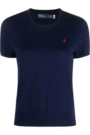 Ralph Lauren Top, Dame, Blå, XS, Bomuld, Casual Sweatshirt