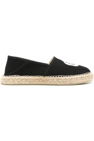 Kenzo Sko, Dame, Sort, 36 EU, Bomuld, Boke Flower 2.0 Broderede Canvas Espadriller