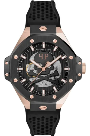 Philipp Plein Tilbehør, Herre, Sort, ONE SIZE, Uld, Skeleton Royal Watch
