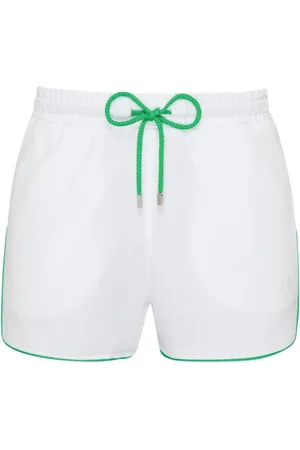 Vilebrequin Shorts, Herre, Hvid, M, Bomuld, VBQ Line bermudashorts lavet af bomuld til mænd