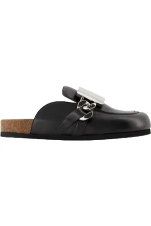 J.W.Anderson Sko, Dame, Sort, 36 EU, Læder, Noir Flats Mules