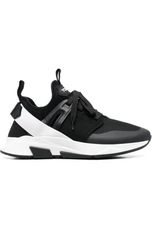 Tom Ford Sko, Herre, Sort, 43 EU, Uld, Stilfulde Sneakers