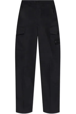 Stone Island Bukser, Herre, Sort, W32, Bomuld, Ghost Cargo Bukser